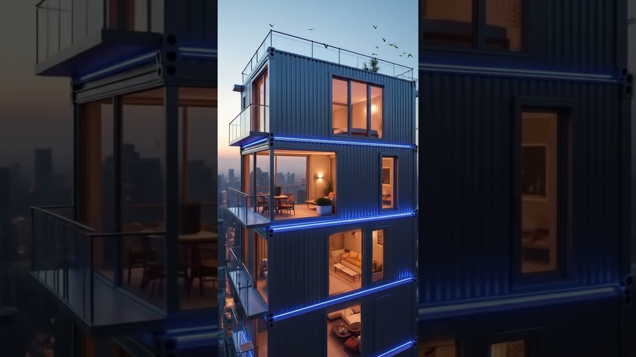 SkyDock Duplex – $9.2M Luxury Home Suspended in Style 🚀📦🏡