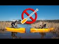 NO PADDLE! Kayak Bass Fishing Challenge