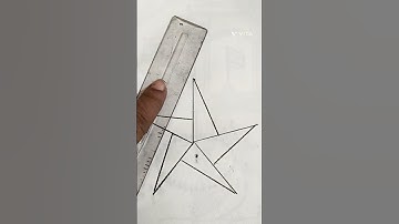Amazing 3D Star Drawing ✨ | Easy Step by Step Art #drawing #shorts #art