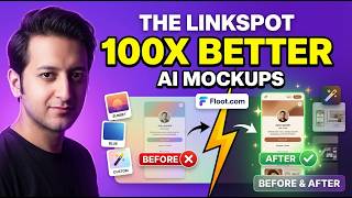 I Redesigned My SaaS With AI Mockups | The LinkSpot Part 2 (Floot.com)