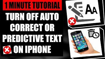 Turn Off Auto Correct Or Predictive Text On iPhone (Fast Tutorial)