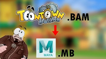 [TUTORIAL] Toontown Rewritten Bam File Models to Maya Made Easy