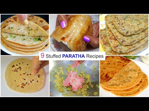 9-stuffed-paratha-recipes-...-|-#breakfast-#cookwithnisha