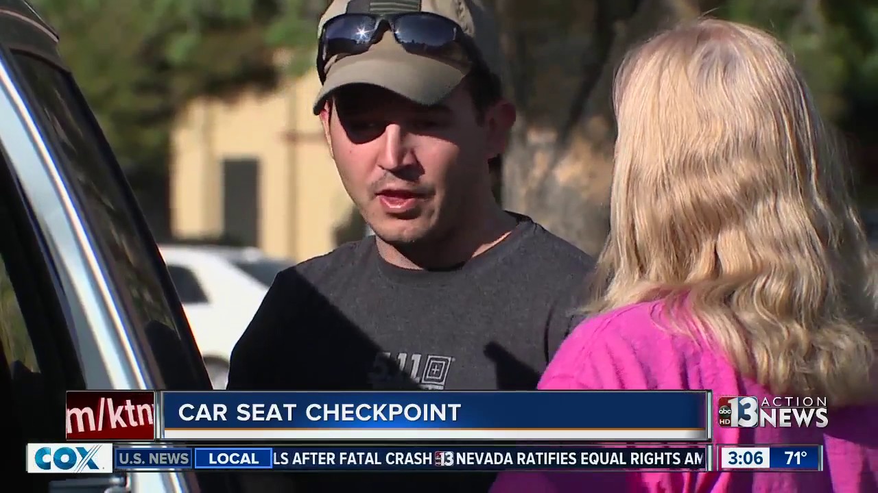 Car seat checkpoint in Henderson YouTube