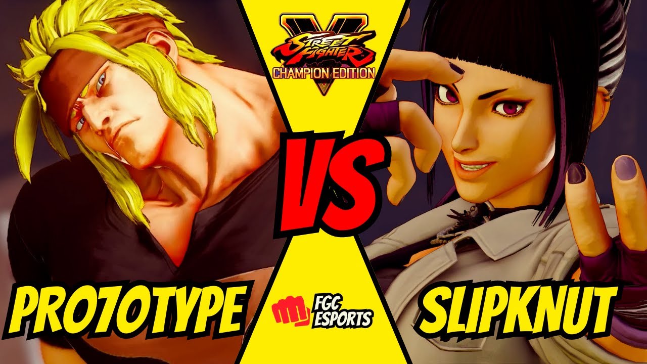 PRO7OTYPE [Alex] VS Slipknut [Juri] - SFV CE High level gameplay