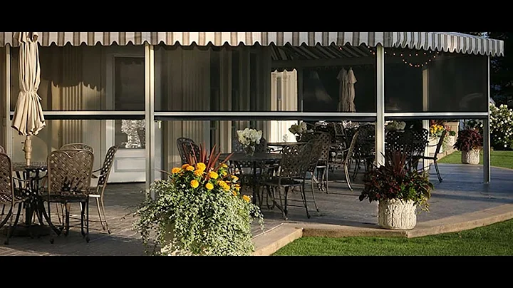 Motorized Outdoor Shades For Covered Patios and Decks - Suess Electronics - Appleton WI