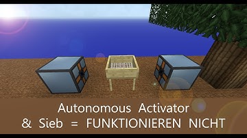 Sieb Automatisation mit dem Autonomous Activator funktioniert nicht? Hier werden Sie geholfen!