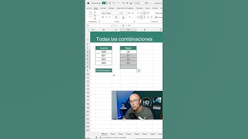 ✅ HACER TODAS LAS COMBINACIONES POSIBLES ENTRE DOS COLUMNAS en #excel #exceltips #exceltutorial
