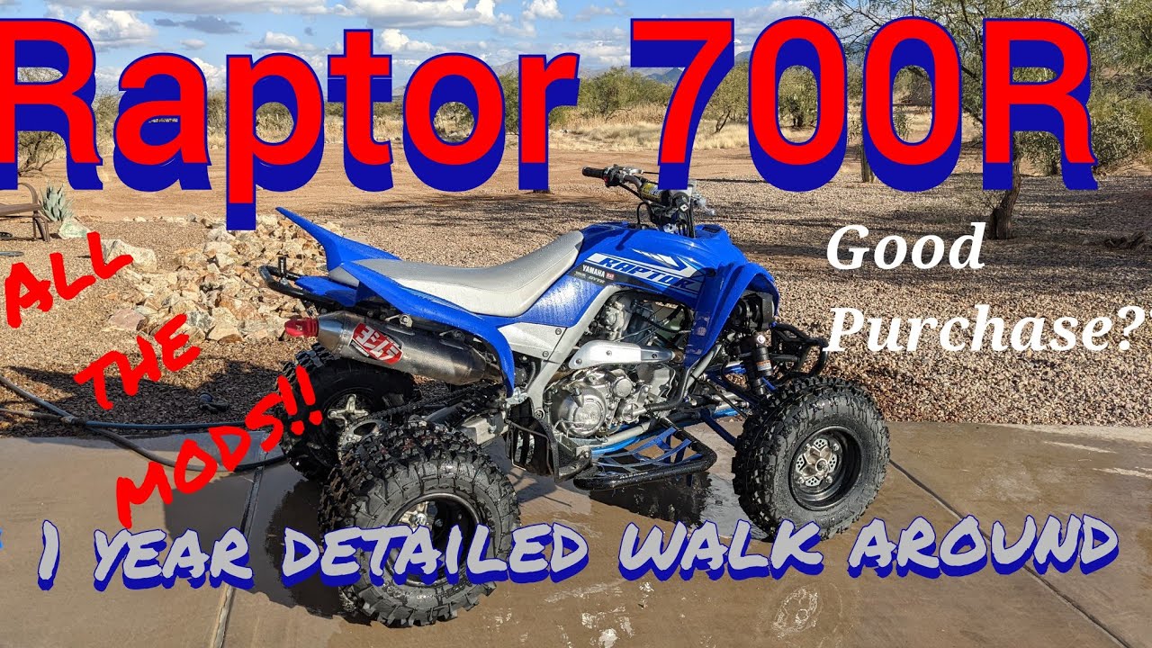 Raptor 700r 1 year ownership review and detailed review of all the ...