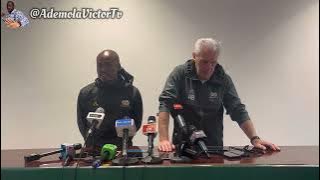 South Africa Coach Confident - Nigeria VS South Africa - Press Conference - 2026 World Cup Qualifier