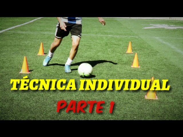 Exercises to improve individual and dribbling technique in Soccer