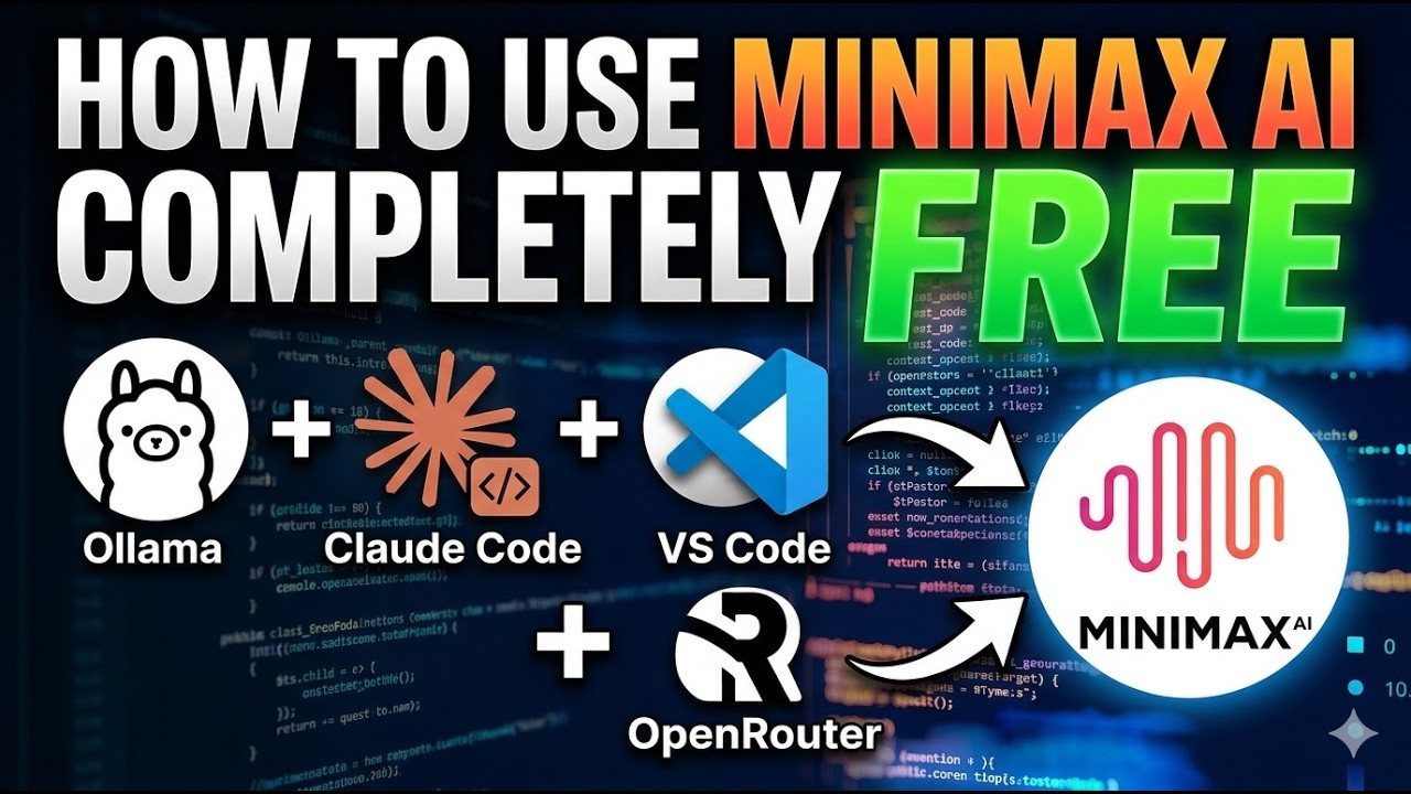 How to Use MiniMax AI Completely FREE | Ollama + Claude Code + Vs code ...