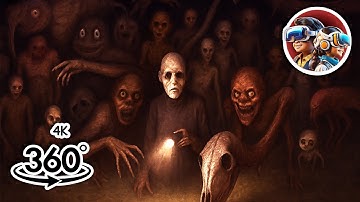360 Scary Trevor Henderson Monsters Size Comparison | 360 video 4k