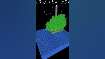 little voxel world #pixelart #voxelart #simulation #beautiful #physics