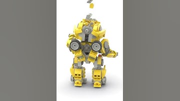 LEGO Mini Robot Film LEGO Transformers and Combiners Mecha stop motion animation compilation