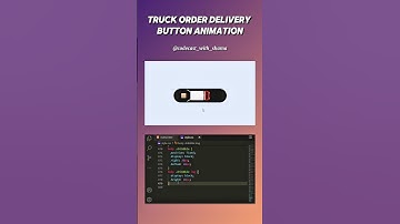 Don’t Just Click – Make It Move! Truck Button Animation | HTML CSS JS #coding #ytshorts #htmlcssjs