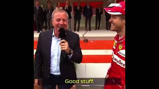 Sebastian Vettel - I'm happy! I'm happy!
