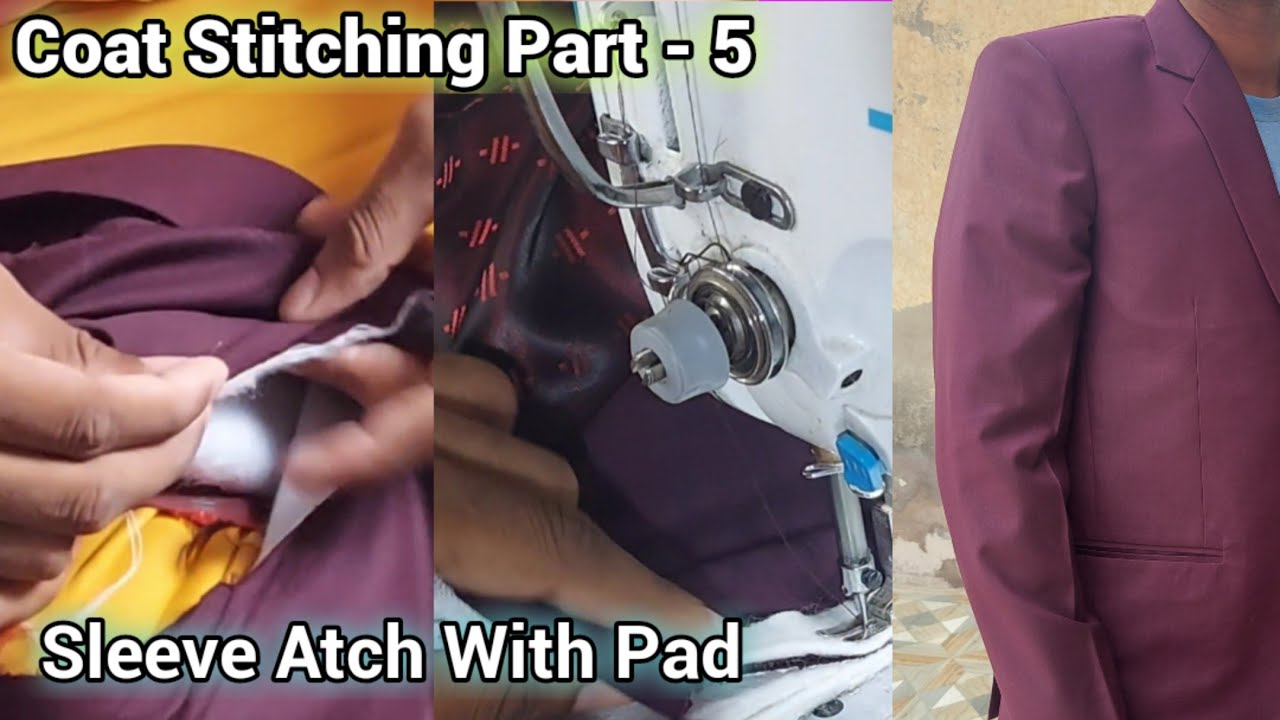 Coat Stitching part - 5 | 2 Button said chak | Sleeve Atch with Pad and astar silai | Raj tailor's