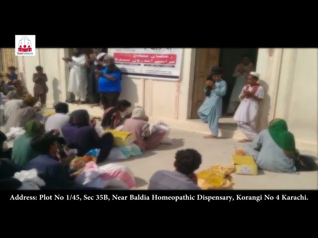 Distribution of 500 rations to the deserving in Thar was completed | Team Karachi Welfare Society