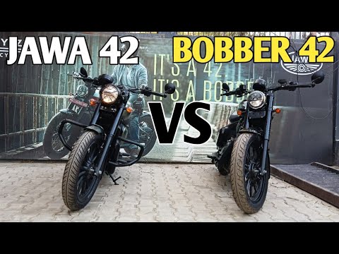New Jawa 42 bobber vs Jawa 42 | Who should buy which one? Detailed Comparison | PoweronTorque