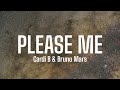 Cardi B & Bruno Mars - Please Me (Lyrics) | I