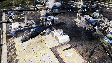 USA Air Force vs China - Command & Conquer Generals Evolution 0.33