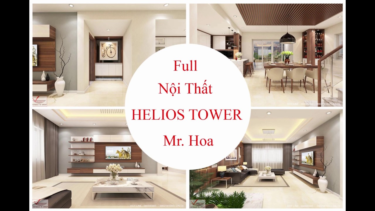 Thiết kế nội thất 3 ngủ HELIOS TOWER _ Mr.Hòa || Vietbuild đồng hành cùng bạn