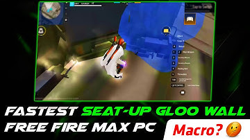 Fastest Gloo Wall Tutorial for Free Fire Max PC || Gloo Wall Macro for Beta X FF../🥱