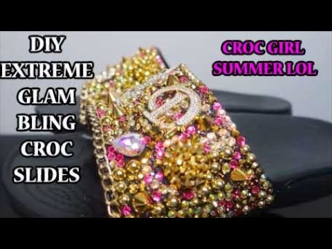 DIY Gucci inspired Crocs - a 20 second tutorial. You only need 3