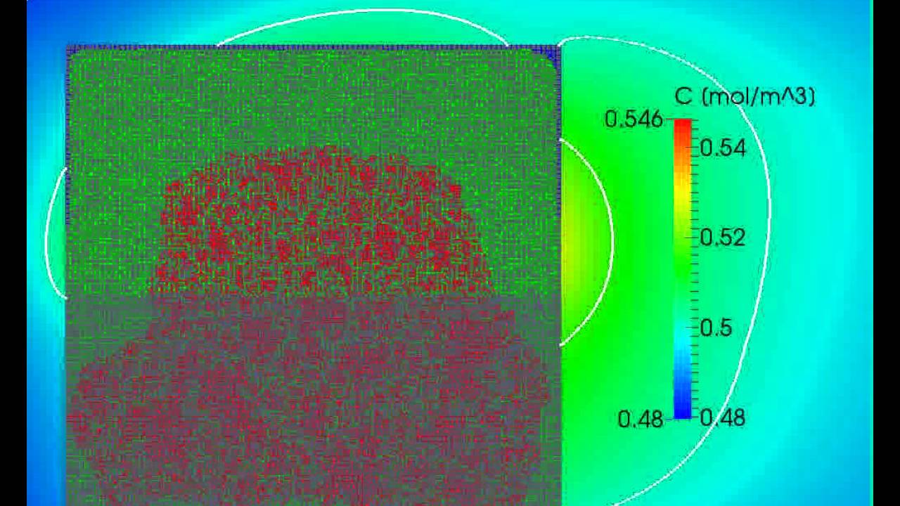 Drying of Irregular Dual Porosity Pore Network 100