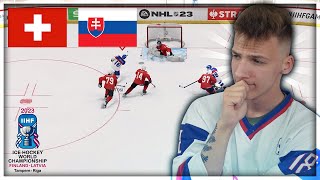 MS v Hokeji 2023 | SUI vs SVK | NHL 23 | TeLk0