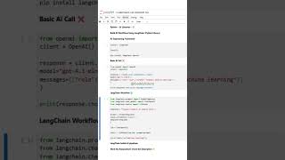 Build AI Workflows Using LangChain (Python Library) | AI Engineering Framework