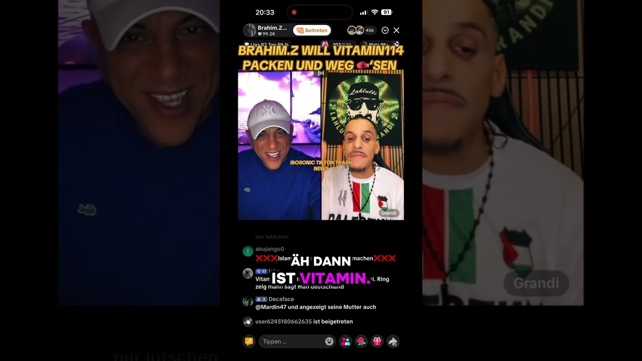 BRAHIM.Z WILL VITAMIN114 PACKEN UND WEG 🥊‘SEN 