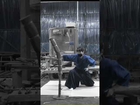 (katana cutting) batto-jutsu cutting tatami #iaido