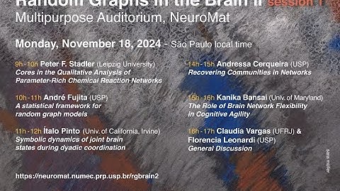 Random Graphs in the Brain II - 1st Session