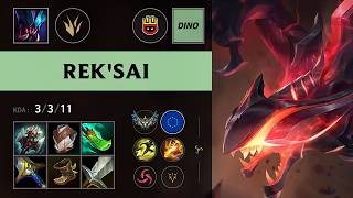 (FEC Dino) Rek'Sai Jungle vs Olaf - EUW Challenger Patch 26.14