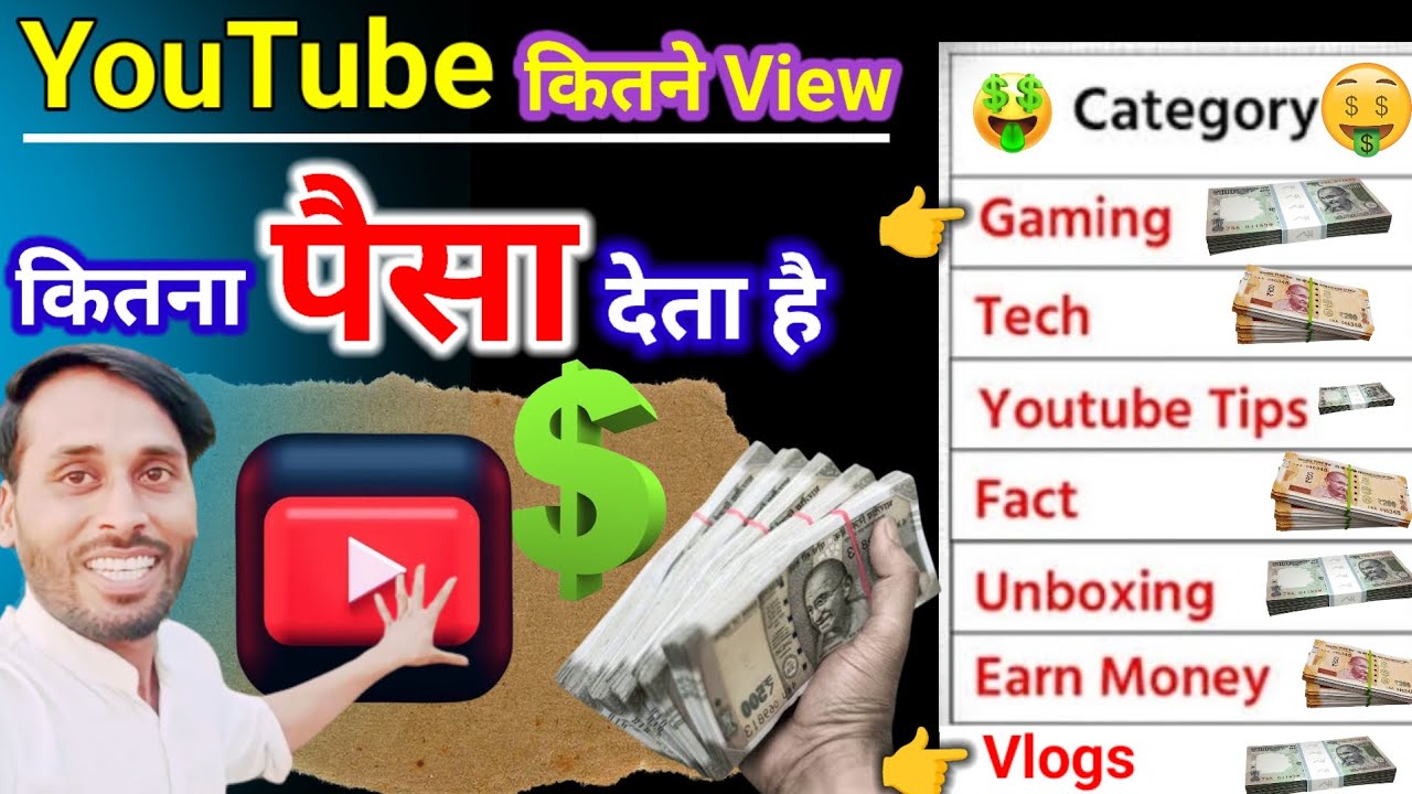 How Much Money Does YouTube Pay For How Many Views - YouTube