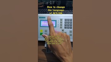 How to change the Language of BCS100. #cypcut #laserfiber