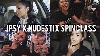MY FIRST SPIN CLASS WITH IPSY x NUDESTIX | Roxette Arisa Vlogs