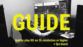 「Guide」How to play RO on 2k resolution or higher「Windows 10」