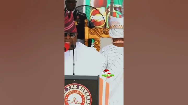 Moment Between Gov Ademola Adeleke &First lady Sen.Oluremi Tinubu at Ooni of ife 10Years Coronation