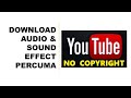 Download Audio dan Sound Effect Percuma di Audio Library