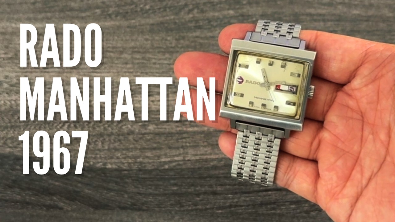 RADO マンハッタン Rado Manhattan 1967 Unboxing - YouTube