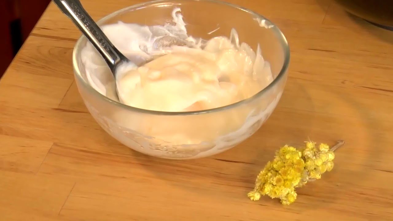 How to Make Face Cream for Dry Mature Skin Natural Skin Care YouTube