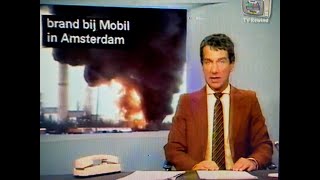 NOS Journaal - Grote brand Mobil Oil 1981