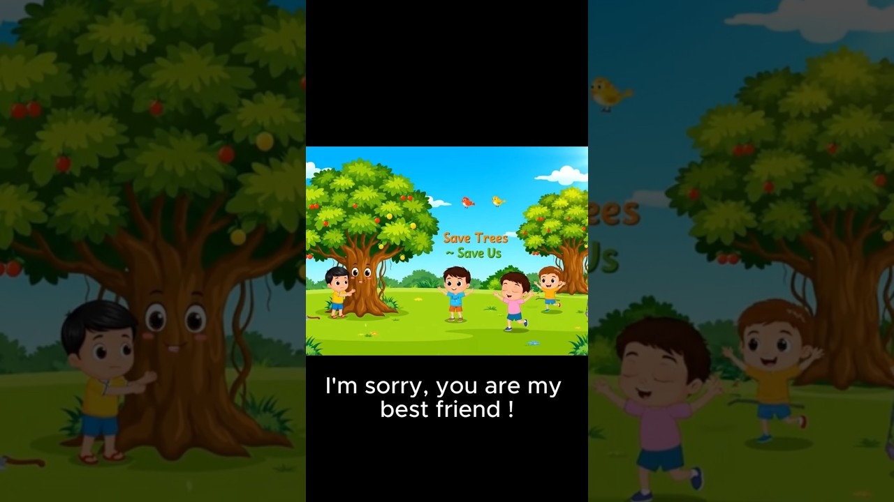 Why Trees Matter 🌳 | Cartoon Story on Nature & Environment  #shorts
