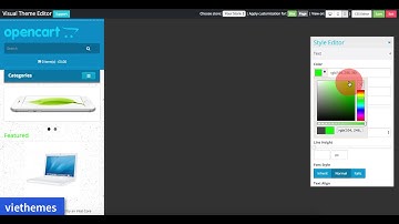 Responsive Editor for OpenCart theme - Visual Theme Editor