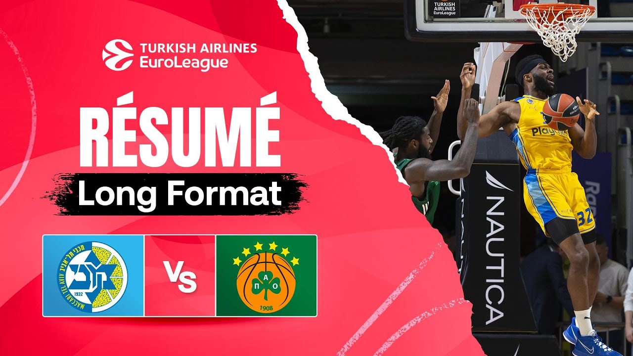 UNE REMONTADA PAYANTE ? - Maccabi vs Panathinaikos - Résumé - EuroLeague 1/4 de finale match 3