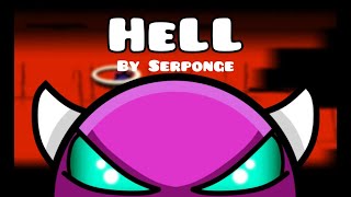 HeLL (Demon) by Serponge 100% All Coins | Geometry Dash 2.1