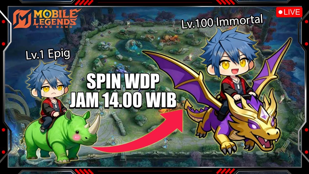 HARINYA SPIN WDP DAN JUGA MABAR GAES【MOBILE LEGENDS】